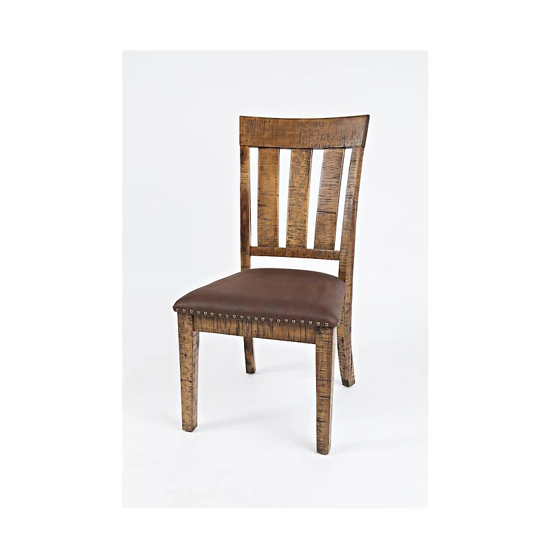 Cannon Valley Distressed Industrial Distressed Wood Dining Chair