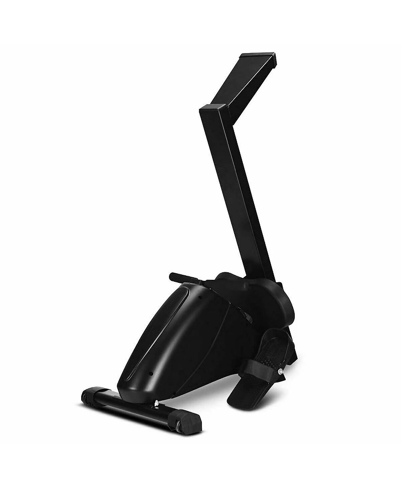 Foldable Magnetic Quiet Operated Fitness Rowing Machine with 10 Level Adjustable Resistance