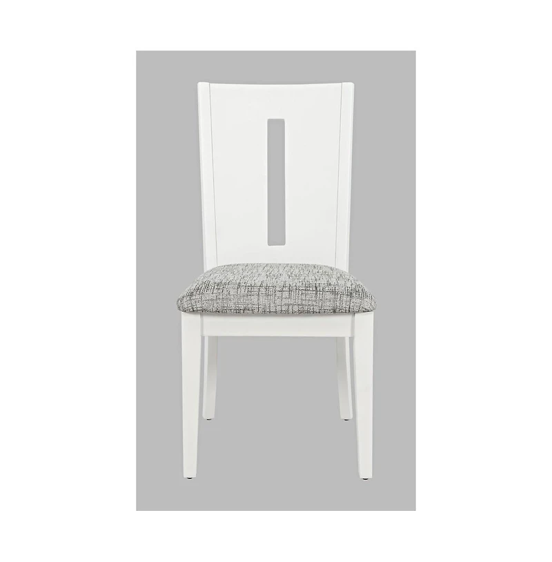 Urban Icon Contemporary Slotback Upholstered Dining Chair (Set of 2)