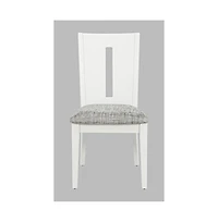 Urban Icon Contemporary Slotback Upholstered Dining Chair (Set of 2)
