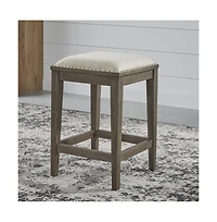 Liberty Furniture Americana Farmhouse Upholstered Console Stool