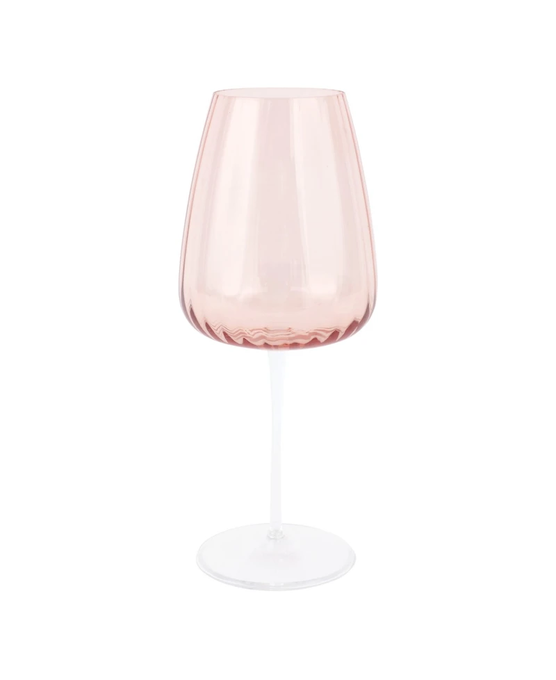Vietri Francesca Blush Wine Glass