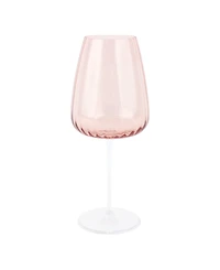 Vietri Francesca Blush Wine Glass
