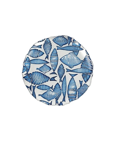 Vietri Isola Glass 8.25" Salad Plate