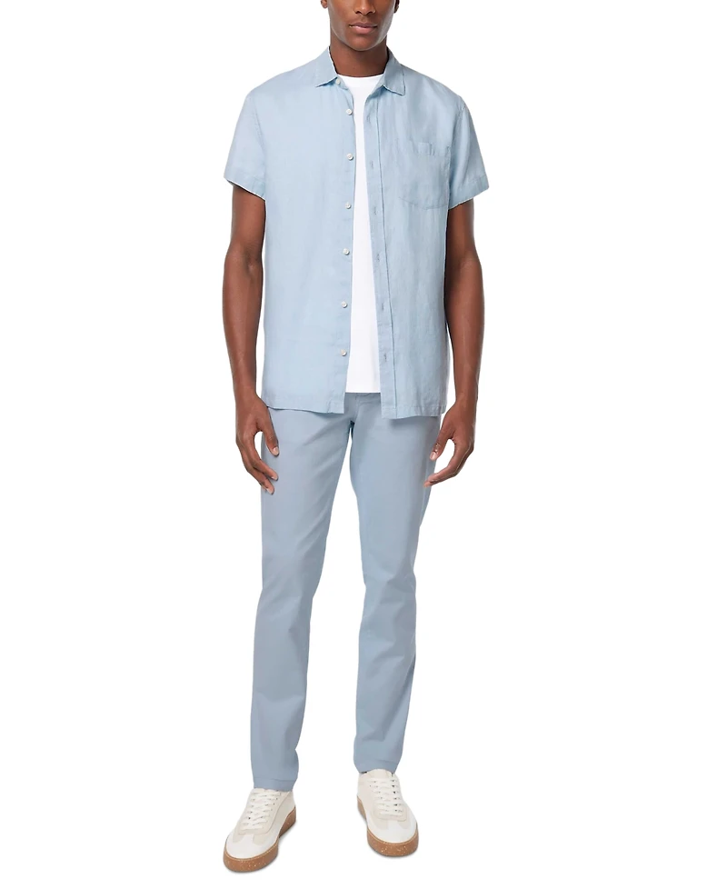 Scotch & Soda Men's Short-Sleeve Linen Shirt