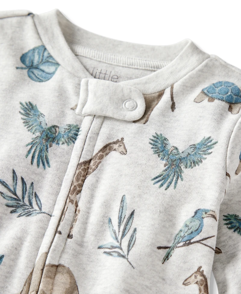 Little Planet by Carter's Baby Organic Cotton Footed Pajamas