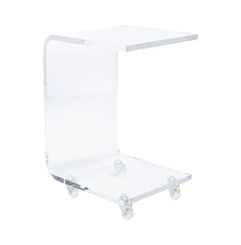 Rollins Acrylic Bar Cart
