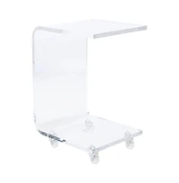 Rollins Acrylic Bar Cart