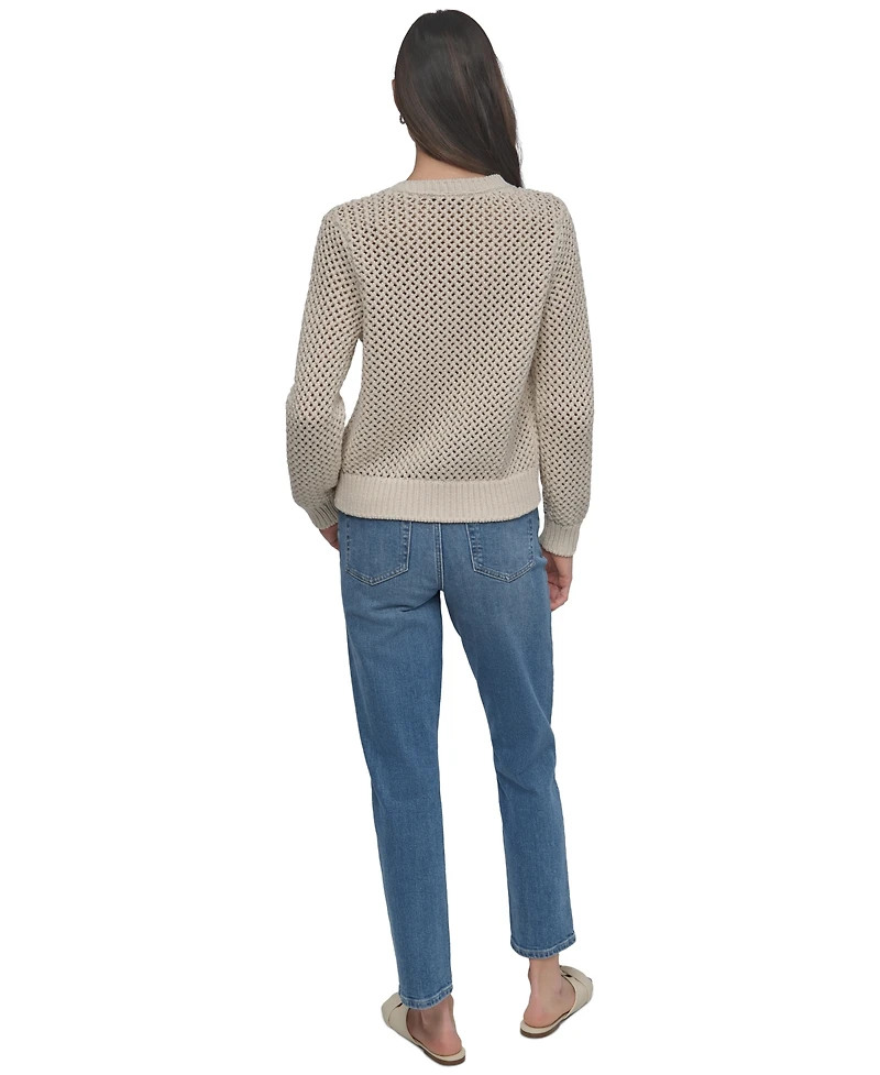 Dkny Jeans Women's Open-Knit Cardigan - D5k