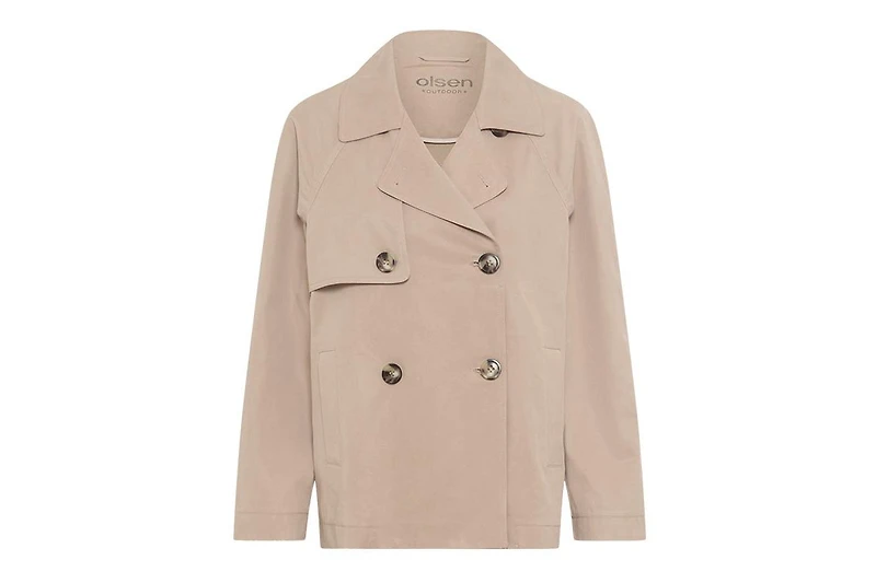 Olsen Women's Cropped Trench