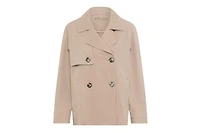 Olsen Women's Cropped Trench