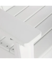 Kids Outdoor Adirondack Plastic Patio Chair (Set of