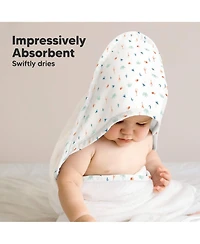 KeaBabies Luxe Baby Hooded Towel, Bath Towels, Beach Towel for Newborn, Kids