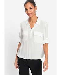 Olsen Women's Collared Blouse