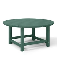 Low Outdoor Hdpe Round Patio Coffee Table