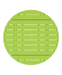 Low Outdoor Hdpe Round Patio Coffee Table
