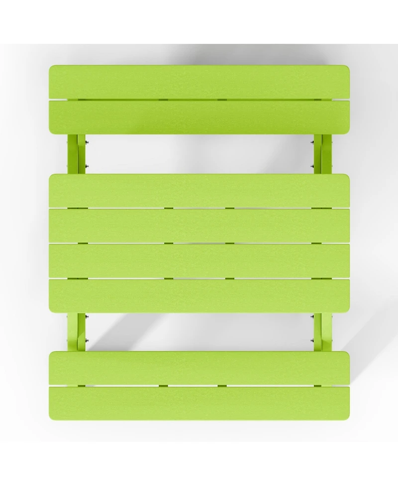 Outdoor Patio Kids Hdpe Plastic Picnic Bench Table