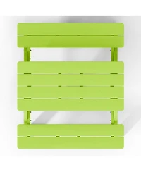Outdoor Patio Kids Hdpe Plastic Picnic Bench Table