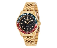 Invicta Men's 36041 Pro Diver Quartz 3 Hand Black Dial Watch