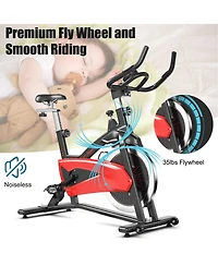 Magnetic Exercise Bike Fitness Cycling Bike with 35Lbs Flywheel for Home and Gym