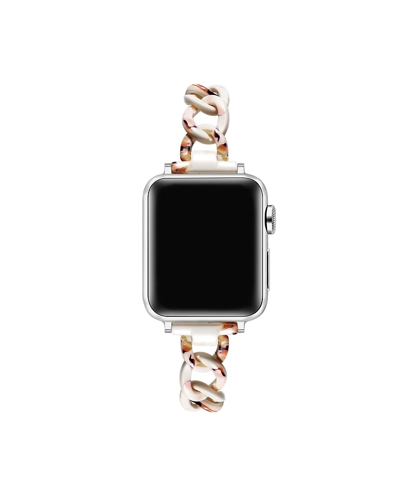 Posh Tech Kit Tortoise Resin Link Band for Apple Watch, Fits All Apple Watch Models