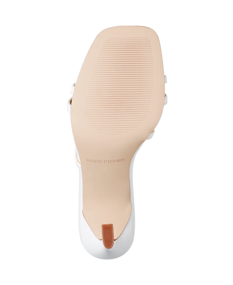 Marc Fisher Women's Nalina Strappy Slip-On Sandals