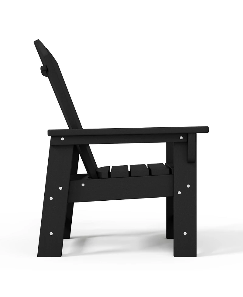 Kids Outdoor Hdpe Adirondack Plastic Patio Chair