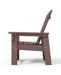Kids Outdoor Hdpe Adirondack Plastic Patio Chair