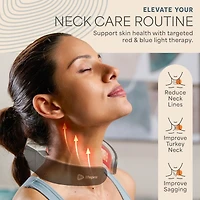 LifePro Red Light Therapy Device – Compact, Rechargeable Neck Pain Relief, Near Infrared Light with Multiple Settings