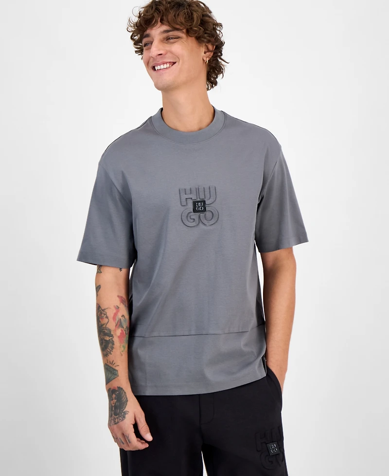 Hugo by Hugo Boss Men's Debostac Relaxed-Fit Logo Graphic T-Shirt
