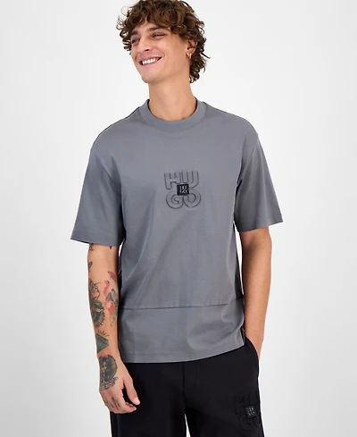 Hugo by Hugo Boss Men's Debostac Relaxed-Fit Logo Graphic T-Shirt