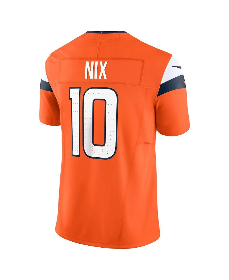 Nike Men's Bo Nix Orange Denver Broncos Vapor F.u.s.e. Limited Jersey