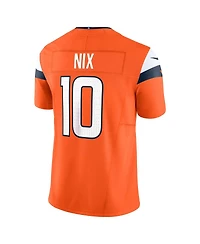 Nike Men's Bo Nix Orange Denver Broncos Vapor F.u.s.e. Limited Jersey
