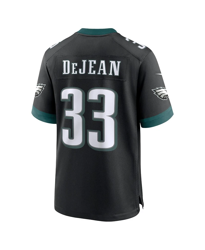 Nike Men's Cooper DeJean Black Philadelphia Eagles 2024 Nfl Draft Alternate Player Game Jersey