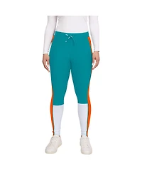 Wear By Erin Andrews Women's Aqua/Orange Miami Dolphins Color-Block Leggings