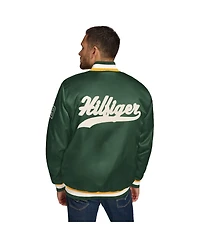 Tommy Hilfiger Men's Green Bay Packers Dante Full-Snap Satin Jacket