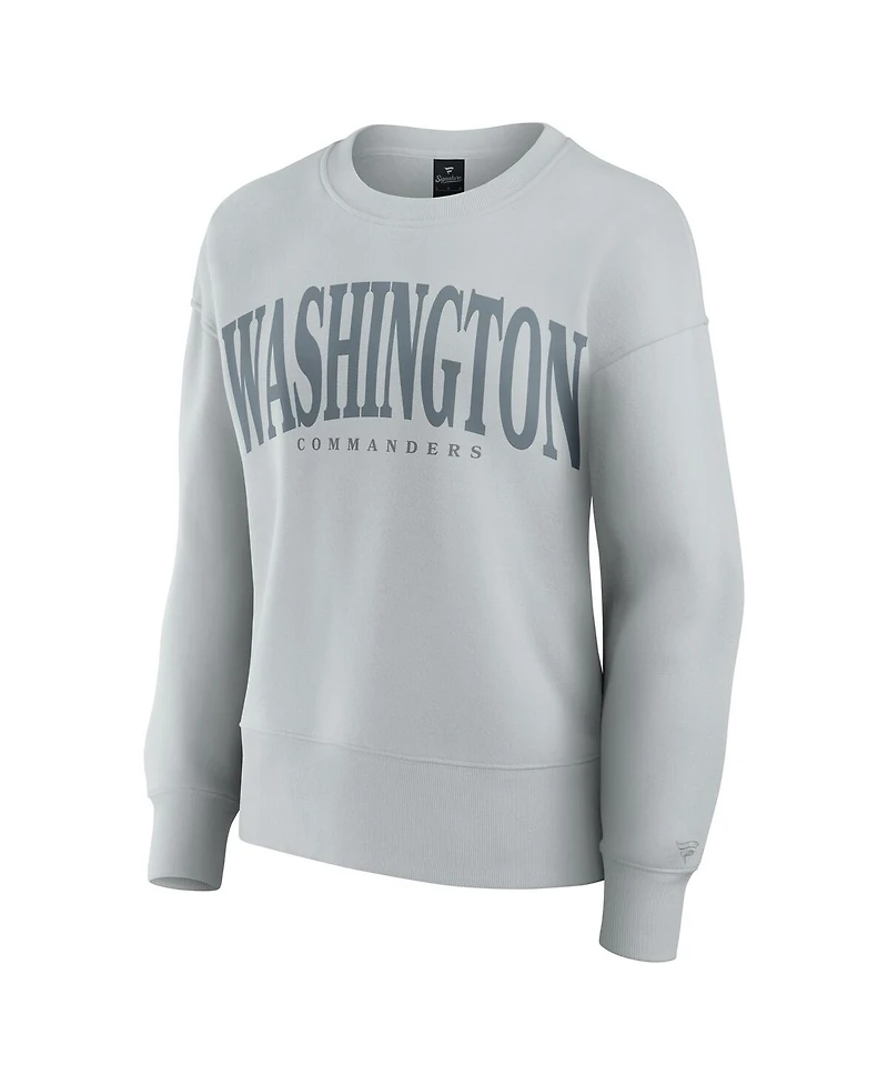 Fanatics Women's Gray Washington Commanders Elements Pullover Sweatshirt