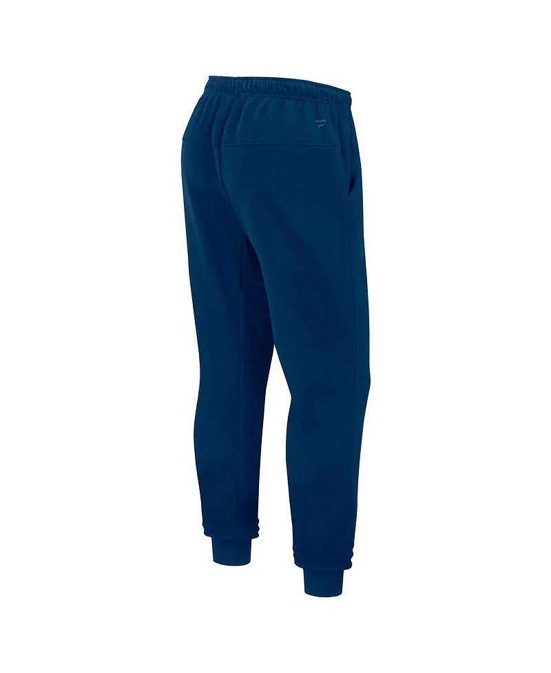 Fanatics Men's and Women's Navy Chicago Bears Elements Phenom Fleece Jogger Pants