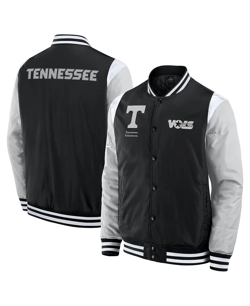 Fanatics Men's Black Tennessee Volunteers Elements Elite Full-Snap Jacket