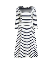 Lands' End Women's Starfish 3/4 Sleeve Dress