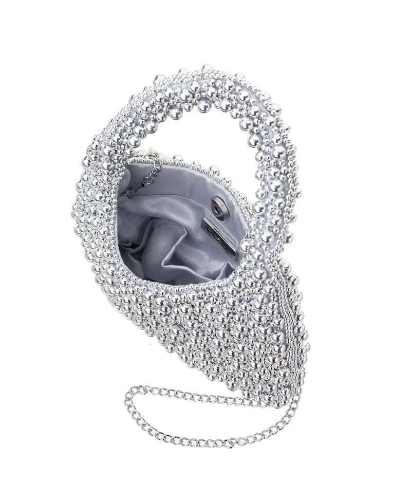 Nina All Over Beaded Hobo Bag