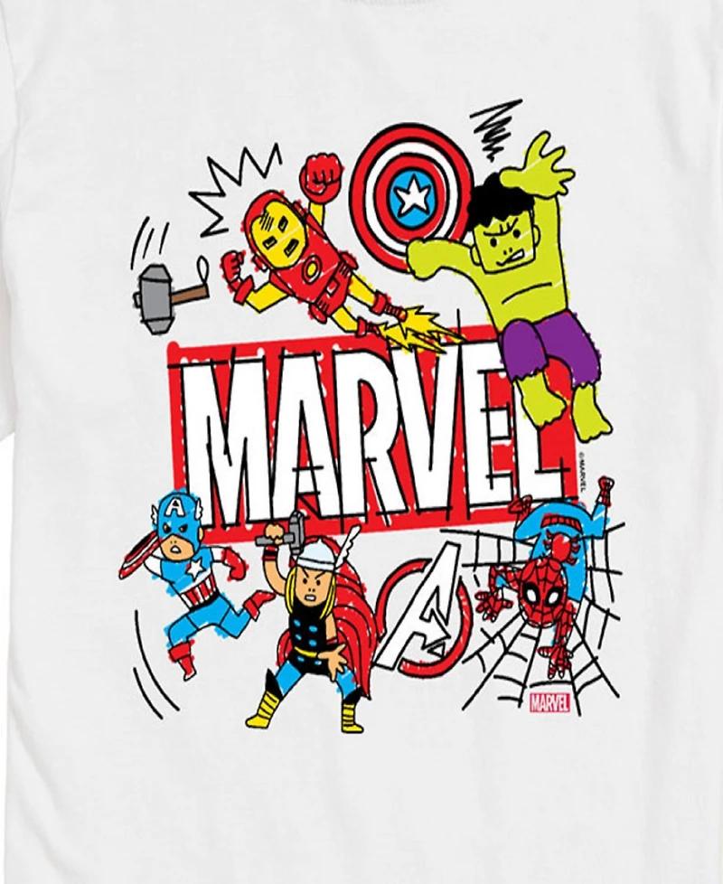 Airwaves Men's The Avengers Short Sleeve T-Shirt
