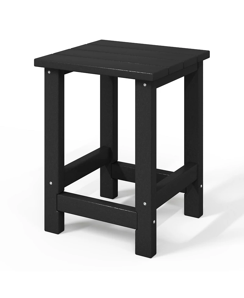 Kids Outdoor Patio Furniture Hdpe Adirondack Square Side Table