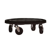 Plant Trolley with Wheels Diameter 15.7" Black 606.3 lb