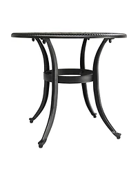 Phoenix Cast Aluminum Cocktail Table for Outdoor Entertaining