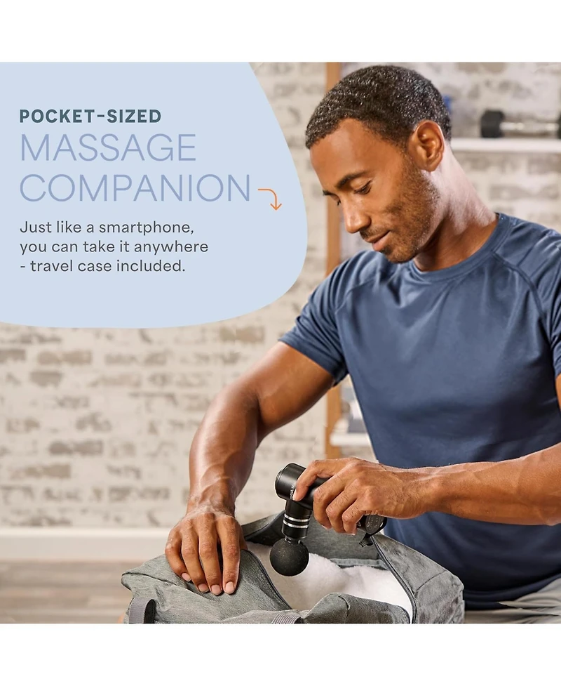 LifePro Mini Deep Tissue Massage Gun – Portable Pocket Size Percussion Massager for Muscle Relief & Travel