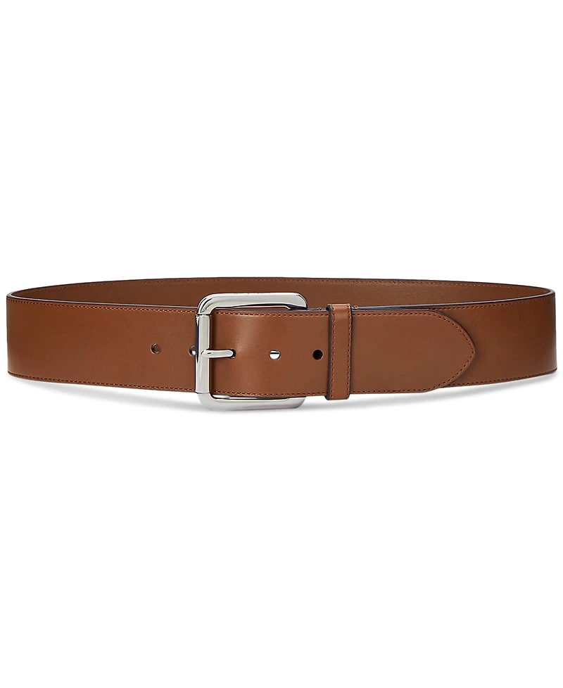 Lauren Ralph Lauren Vachetta Leather Wide Belt