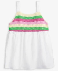 Epic Threads Little & Big Girls Cotton Multi Crochet Swing Tank Top, Exclusively at Macy's