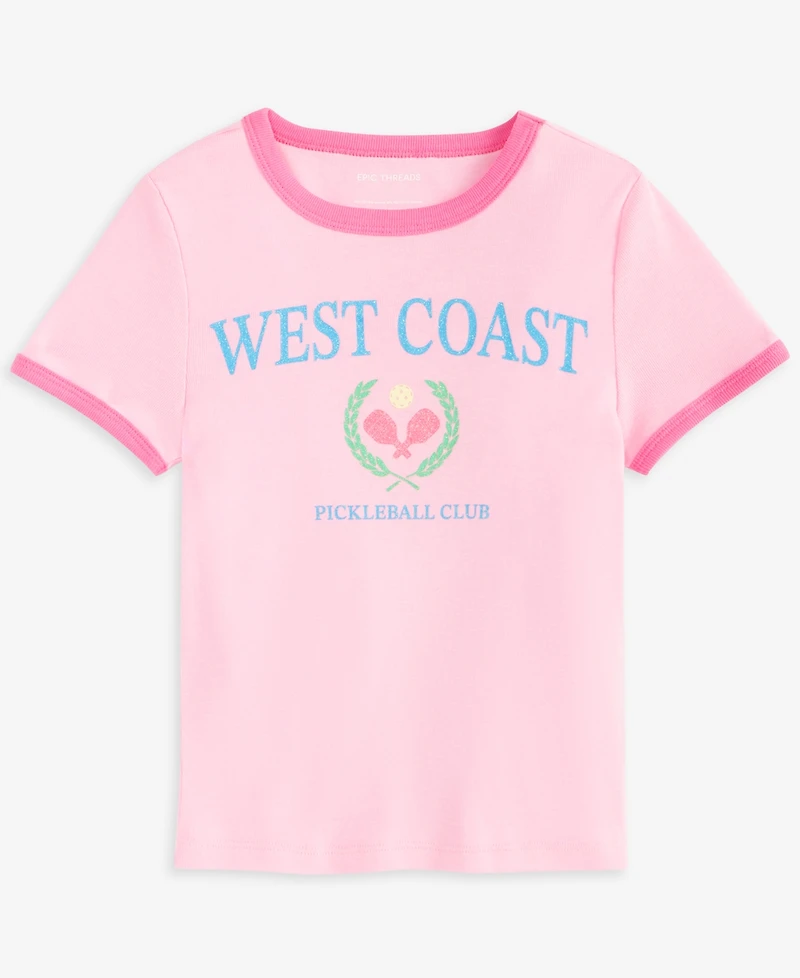 Epic Threads Little & Big Girls West Coast T-Shirt, Exclusively at Macy's