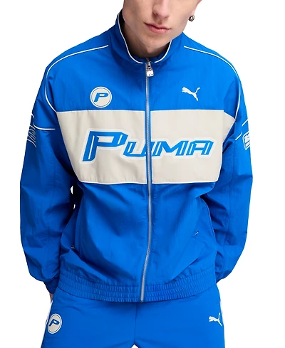 Puma Men's Relaxed-Fit Logo Graphic Track Jacket